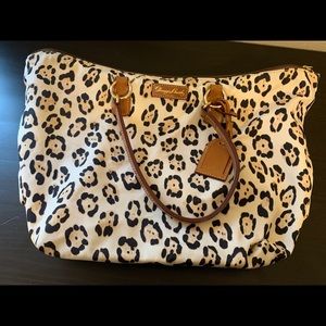 Dooney and Bourke Leopard Zip Top Purse